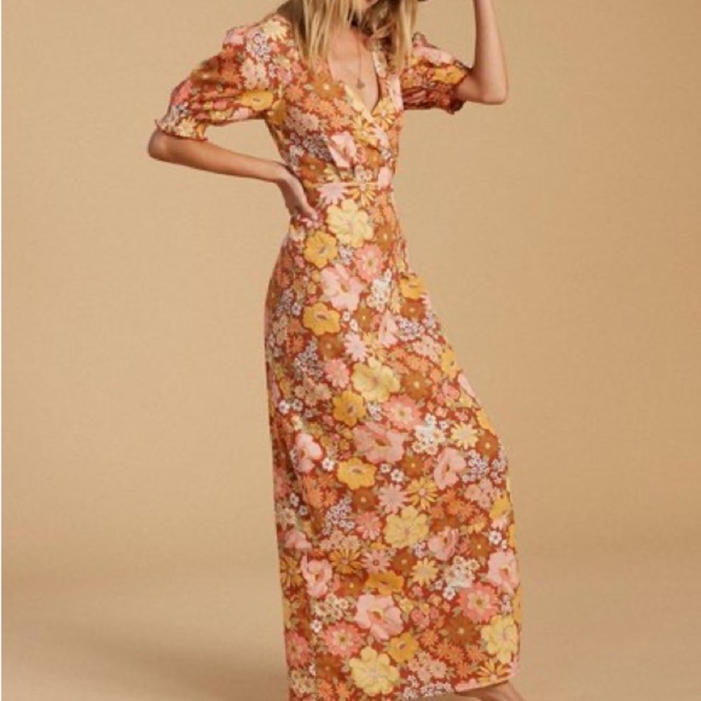 Billabong Salty Blonde Hello There - Maxi
Dress for Women Size S
